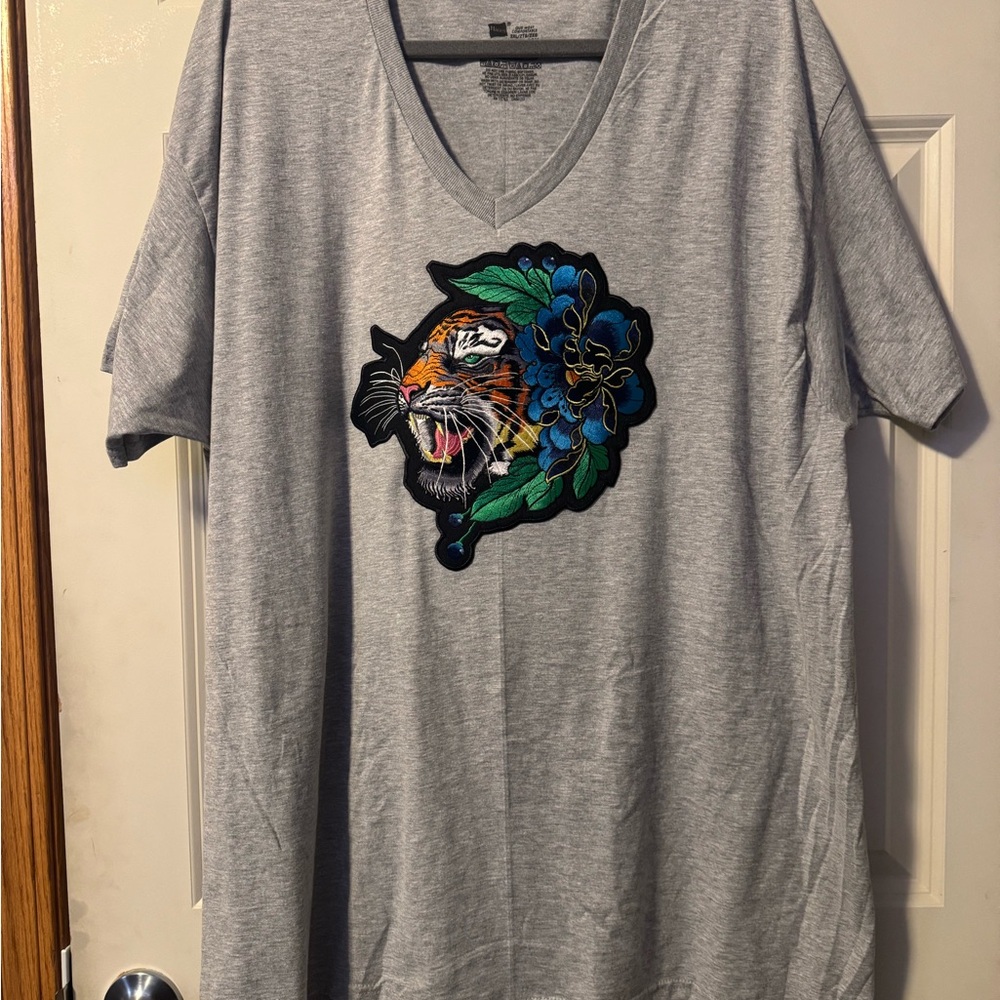 Tigress Lily Hanes Heather Grey Size 2XL - Picture 6 of 6